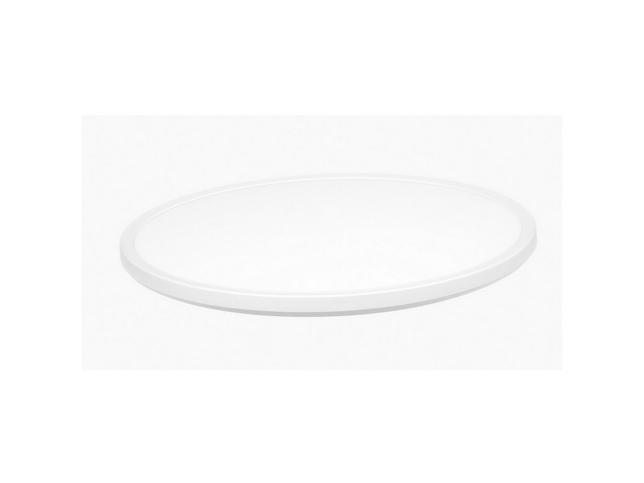 TM LECOM LED Deckenleuchte Ø60 cm LED CCT Deckenlampe Rundes LED Aufputz Panel Dckenpanel 40W, 3000 K / 4000 K / 6000 K, CCT LED Deckenlampe Wandleuchte Aufbau Lampe Rund Panel. Bild 2
