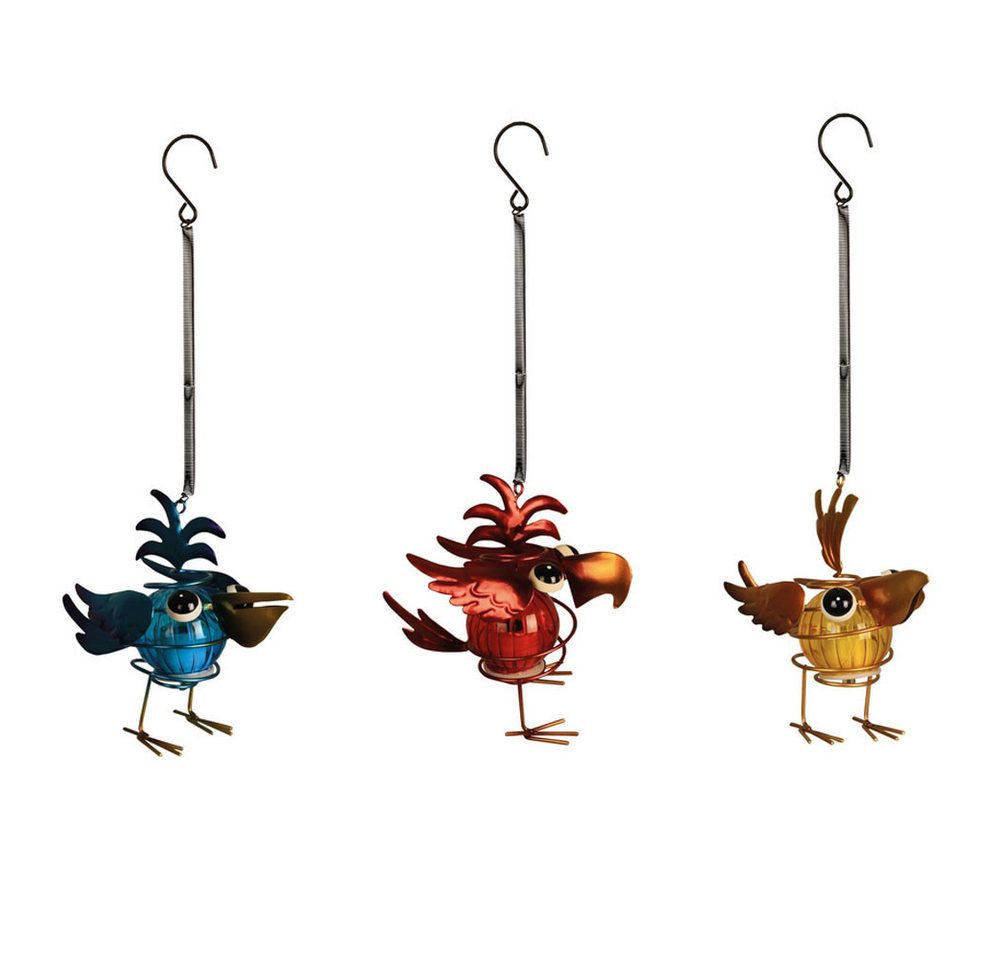 Luxform Gartenleuchte Luxform Solar Bird Hang Set 3 Vögel LED Hängeleuchte, Soft, 3 Vögel in einem Set Bild 3