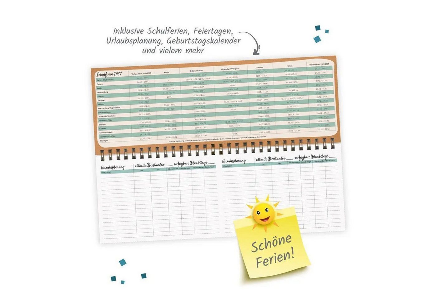 Trötsch Verlag Schreibtischkalender TRÖTSCH - Wochentischkalender Natur 2027 Bild 3