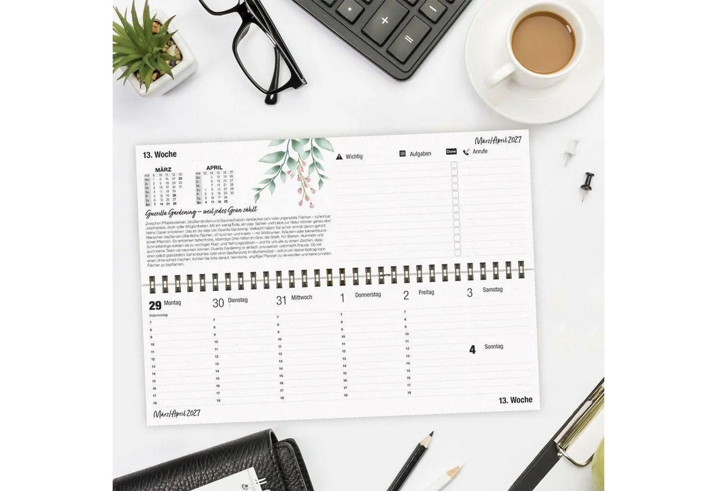 Trötsch Verlag Schreibtischkalender TRÖTSCH - Wochentischkalender Natur 2027 Bild 5