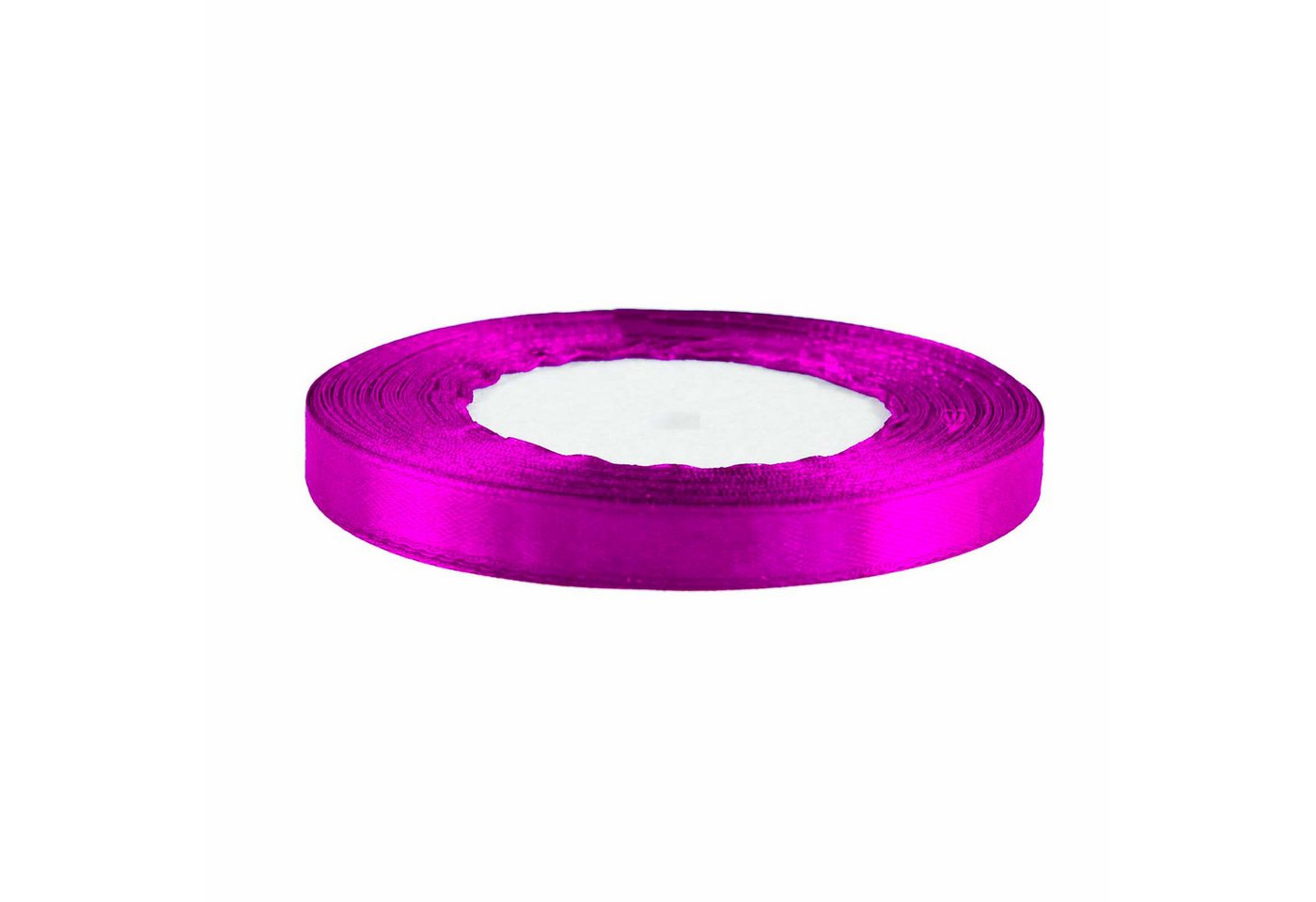 maDDma Satinband 22,5m Satinband 10mm Dekoband Geschenkband Schmuckband, fuchsia Bild 3