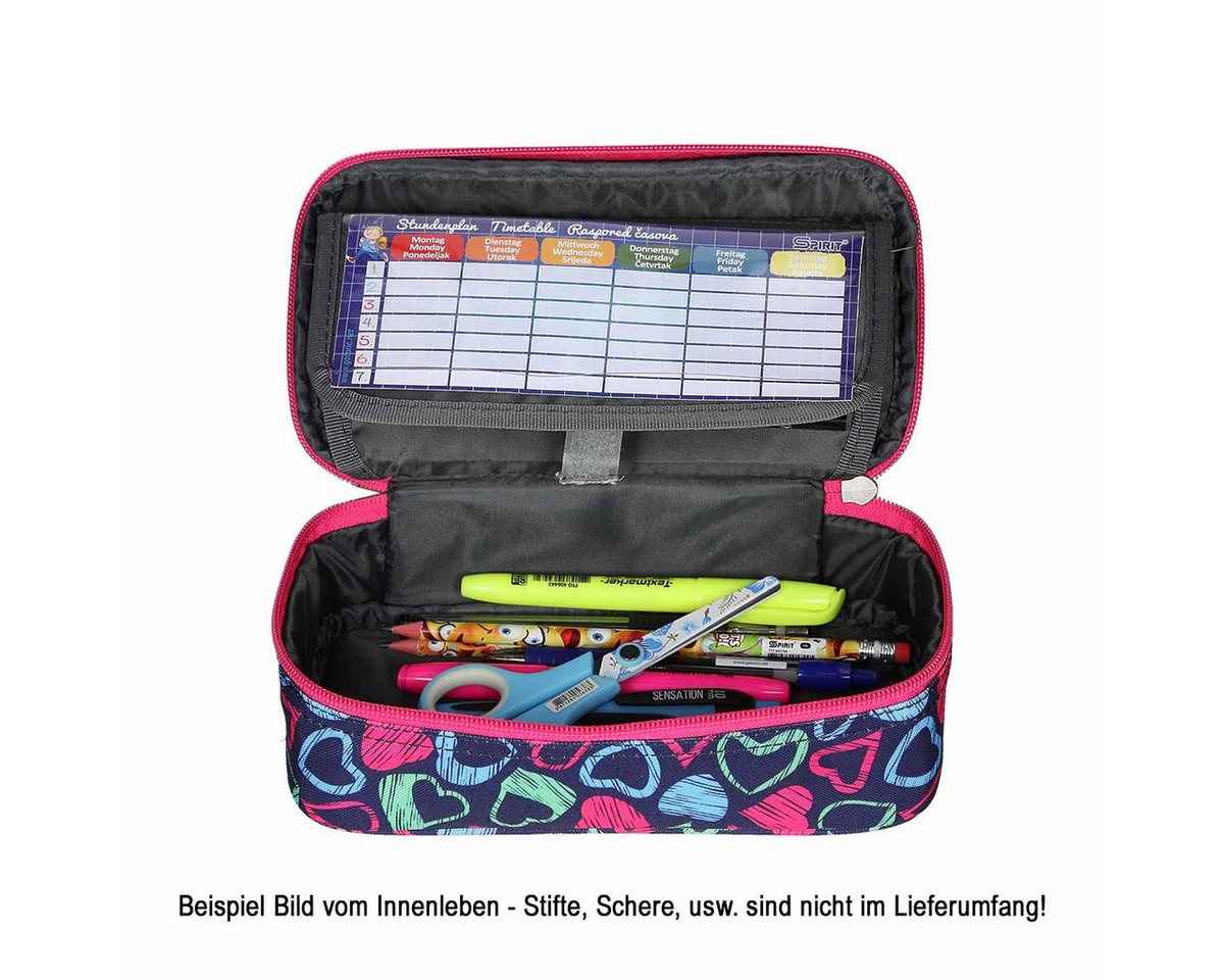 Spirit Federmäppchen SPIRIT Schüler Etui Federmäppchen MY BAG 113 1-Zipper Grau
