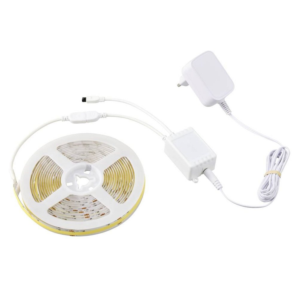 Sygonix LED Stripe COB CCT LED Stripe, 5 m SY-5773492, dimmbar, kürzbar, Leuchtmodi einstellbar, selbstklebend Bild 5
