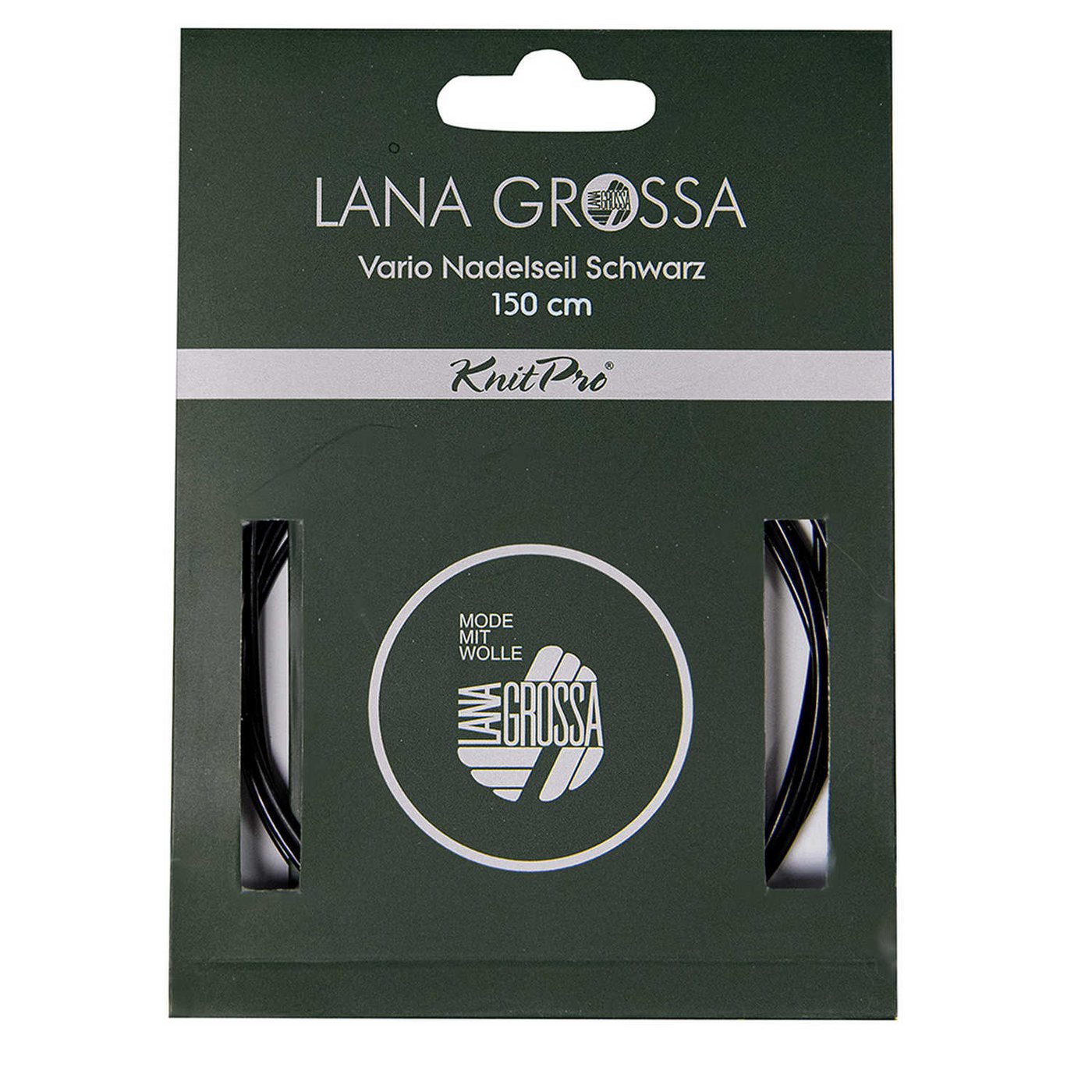LANA GROSSA Stricknadeln Nadelseil Vario, Nadelseil für austauschbare Nadelspitzen, KnitPro