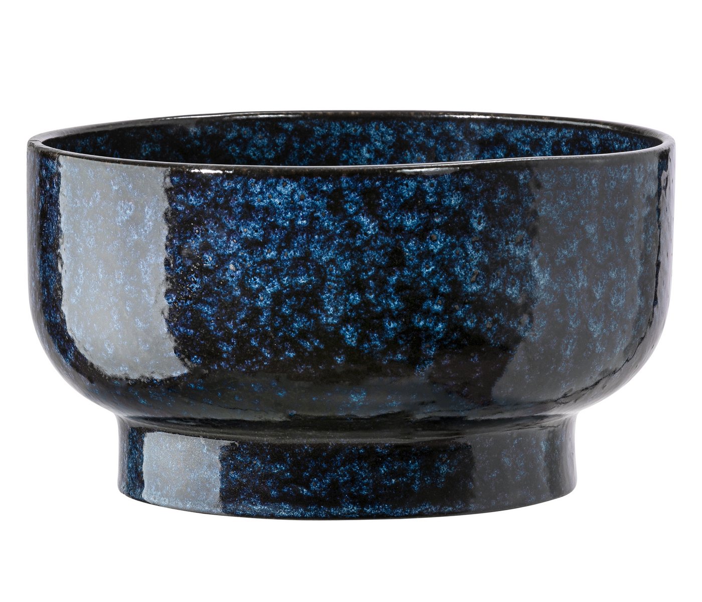 Dehner Blumentopf Schale Pavone, handgefertigt, Ø 25 cm, Höhe 14 cm, glasierte Keramik Bild 2