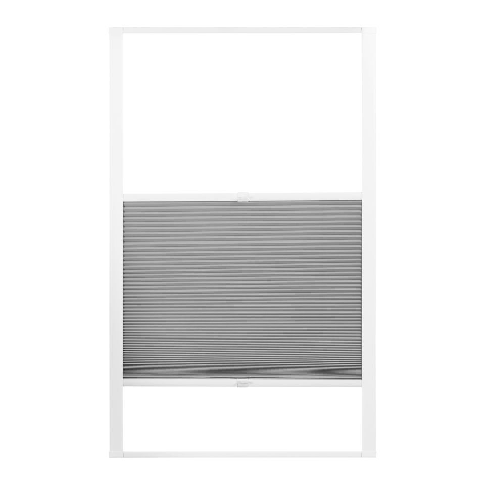 ventanara Dachfensterplissee Dachfenster passend für Velux Fenster Grau P08 Bild 2
