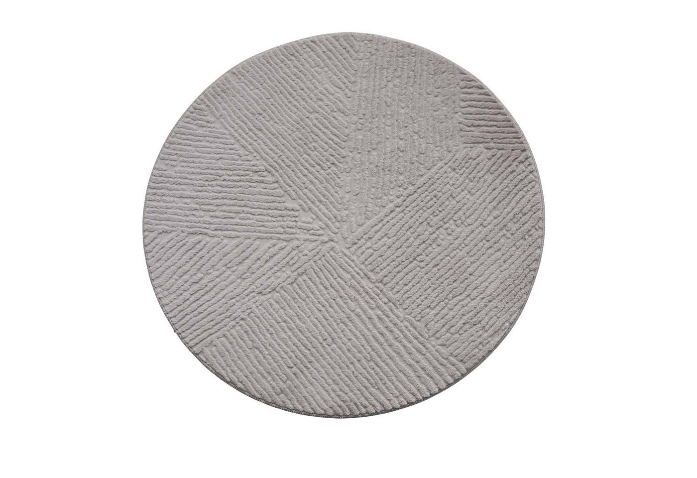 TaraCarpet Teppich TaraCarpet Homestyle 389 Fresco, rechteckig, Höhe: 10 mm, Fresco hoch-tief weich waschbar grau 60x120 Bild 5