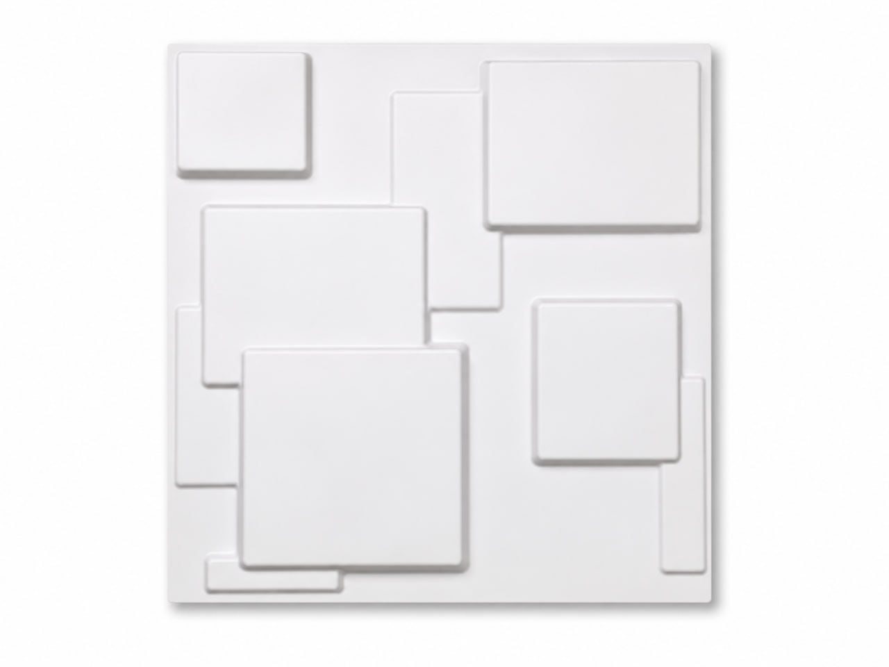 JVmoebel 3D Wandpaneel Modern Wandverkleidung Geometrisch Welle Muster Deko Sofort, BxL: 50x50 cm, 0,50 qm, (100-tlg) Moderner 3D-Effekt и fühlbare Struktur
