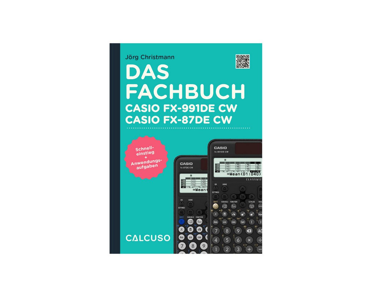 CASIO Taschenrechner fx-991DE CW inkl. Schutztasche Dunkelgrau & Fachbuch (160 S., DIN A5) Bild 2