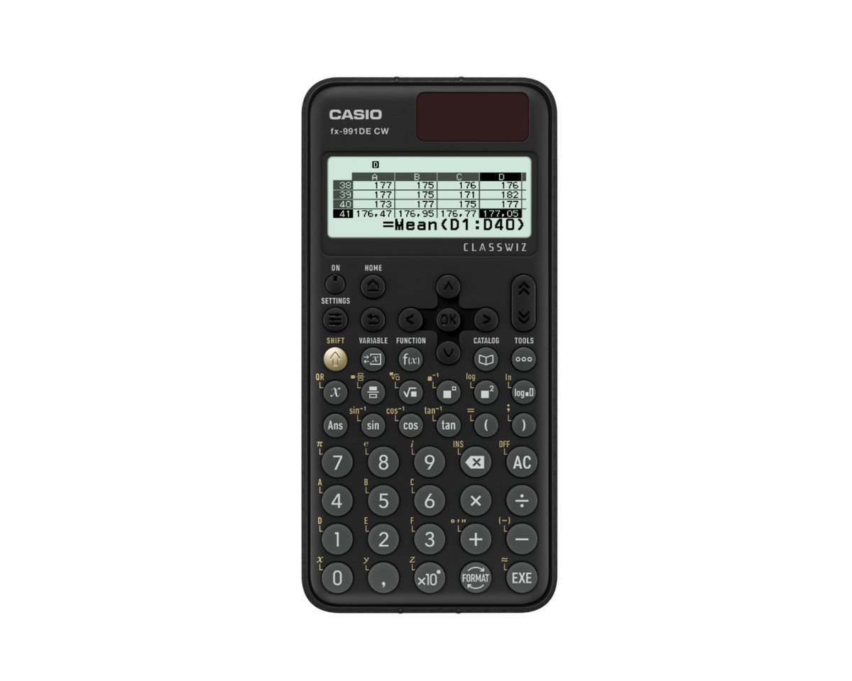 CASIO Taschenrechner fx-991DE CW inkl. Schutztasche Dunkelgrau & Fachbuch (160 S., DIN A5) Bild 4