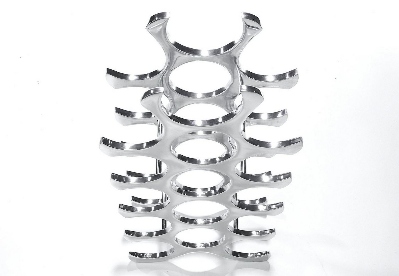 Kobolo Weinregal Flaschenhalter CIRCLE aus Metall für 15 Flaschen, 1-tlg.