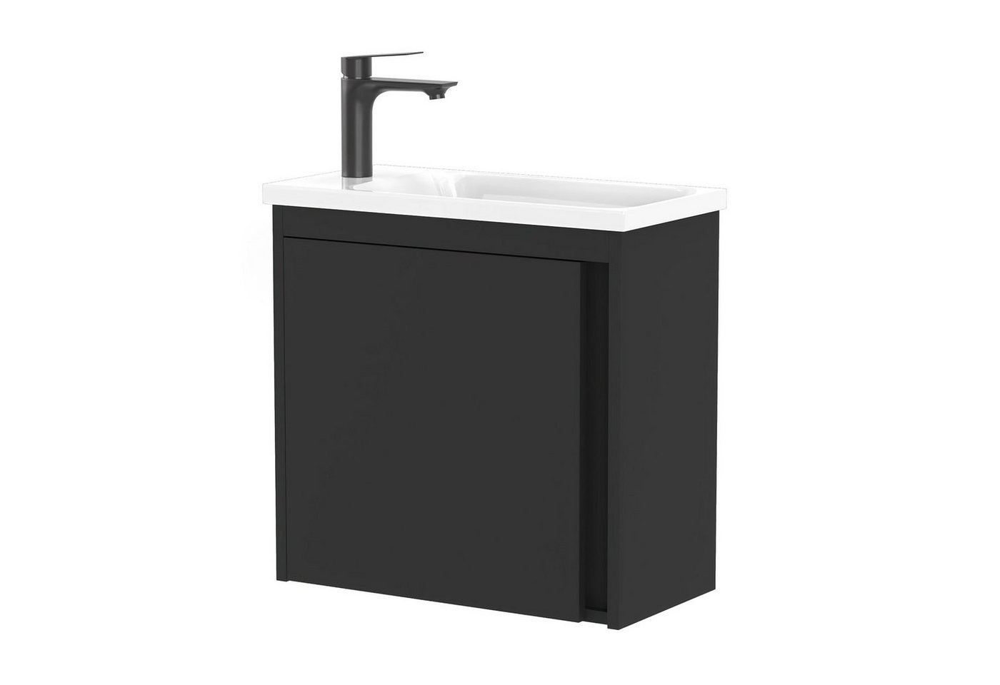 Planetmöbel Waschtisch Waschtisch inkl. Waschbecken 50cm, versch. Farben Bild 2