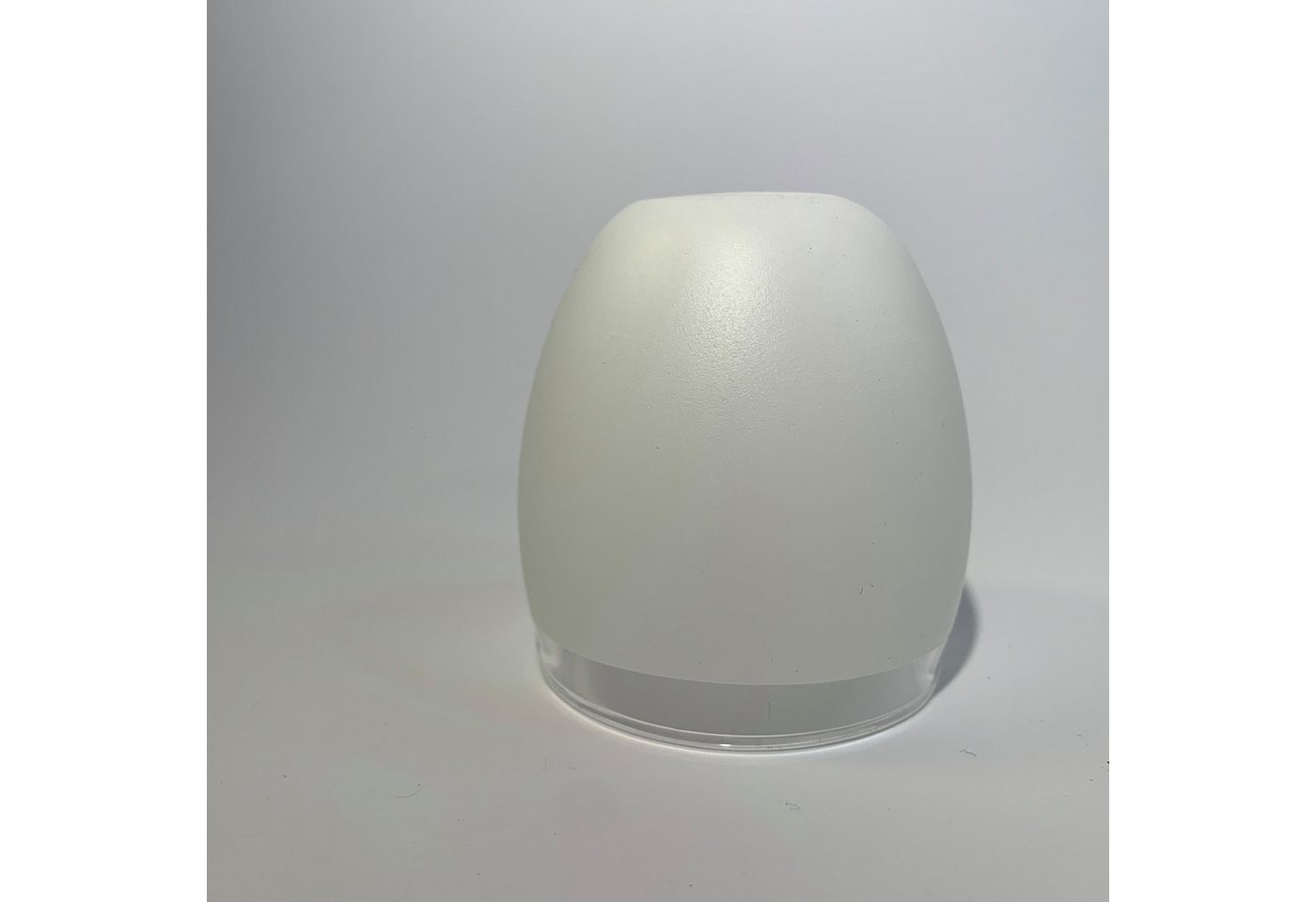 Home4Living Lampenschirm Lampenglas Ersatzglas Ø 58mm Spot Light Weiß mit klarem Rand, Dekorativ Bild 2