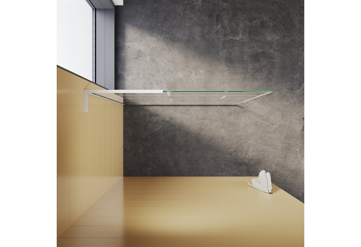 SONNI Walk-in-Dusche Walk in Duschwand Weiß 90/100/120cm Duschkabinen