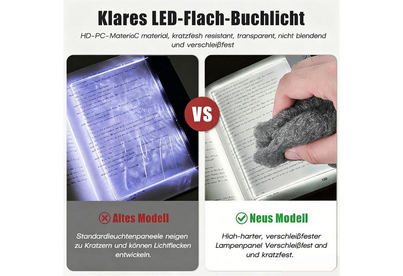 FELIXLEO LED Schreibtischlampe LED Buchlampe USB C dimmbar mit Timer 1200mAh Akku Bild 5