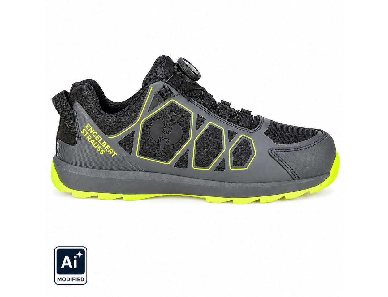 Engelbert Strauss Strauss e.s. Baham II Low S1 Sicherheitshalbschuhe Herren Stahlkappe Sicherheitsschuh Stahlkappe 200 Joule Bild 2