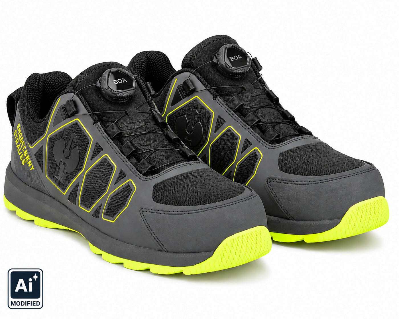 Engelbert Strauss Strauss e.s. Baham II Low S1 Sicherheitshalbschuhe Herren Stahlkappe Sicherheitsschuh Stahlkappe 200 Joule Bild 5