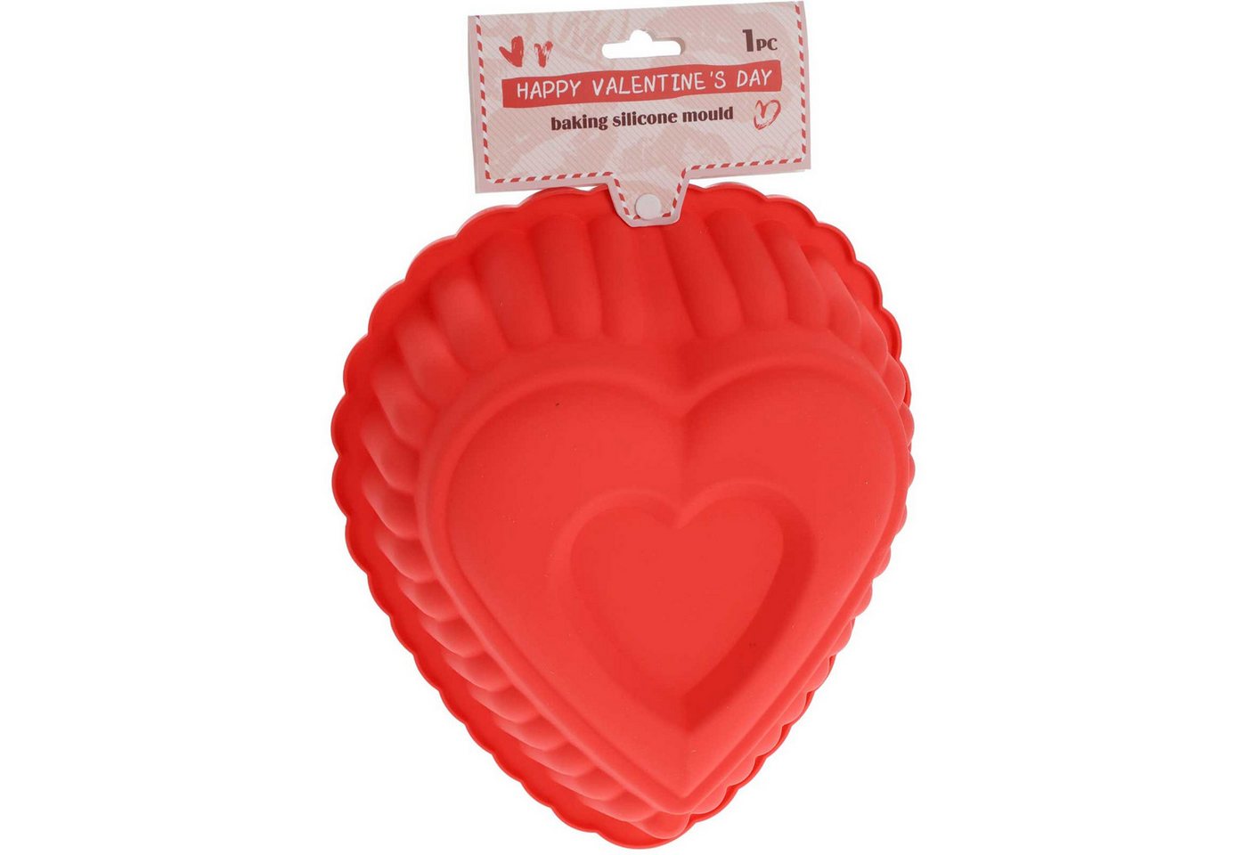 La Cucina Silikonform Backform ays Silikon in Herzform, 25 x 16 x 7 cm, (1-teilig)