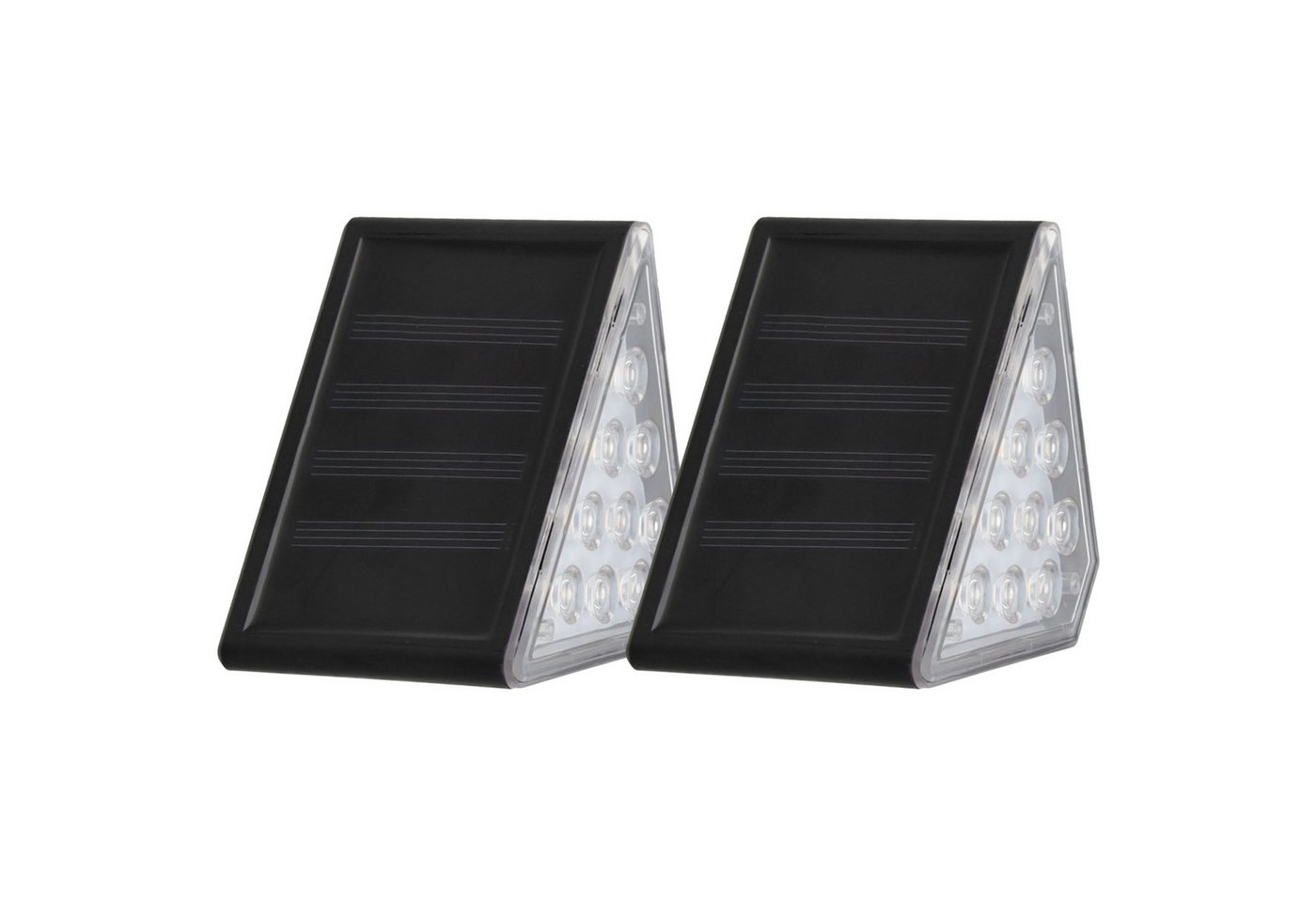 Sarcia.eu LED Solarleuchte 2er-Set LED-Solarlampen, wasserdichte Treppenlampen, warmweiß Bild 5