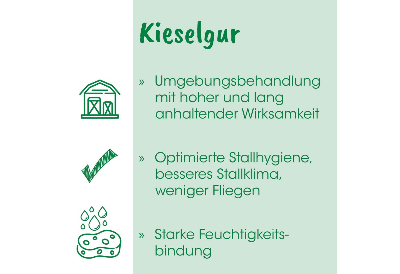 cdVet Milbenspray Kieselgur, 50 g, Kieselgur kann nicht überdosiert werden. Bild 2
