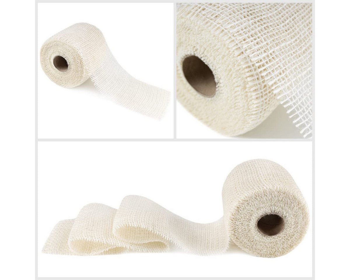 Creative Deco Bastelnaturmaterial Juteband Jute Tischläufer 10 m