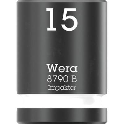 8790 B Impaktor Steckschlüsseleinsatz mit 3/8"-Antrieb, 15 x 30 m
