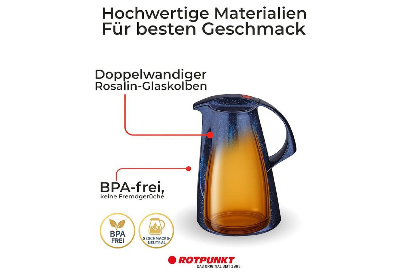ROTPUNKT Isolierkanne Stephanie 260, 1 l