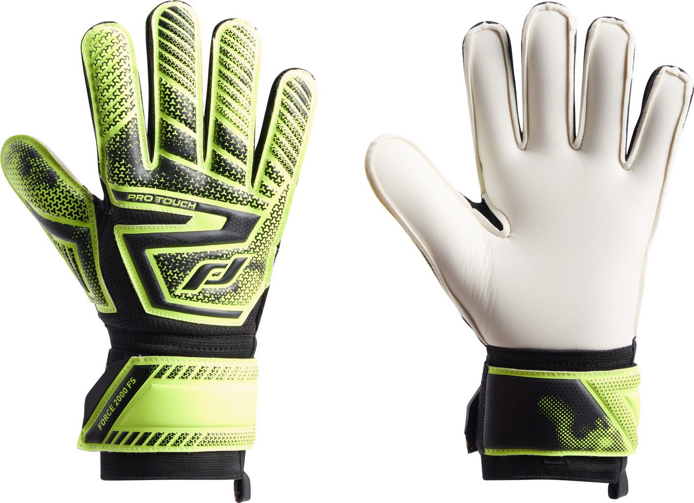 Pro Touch Torwarthandschuhe KI.-TW-HANDSCHUH FORCE 2000 FS mit integriertem Fingerschutz, für Kinder und Jugendliche