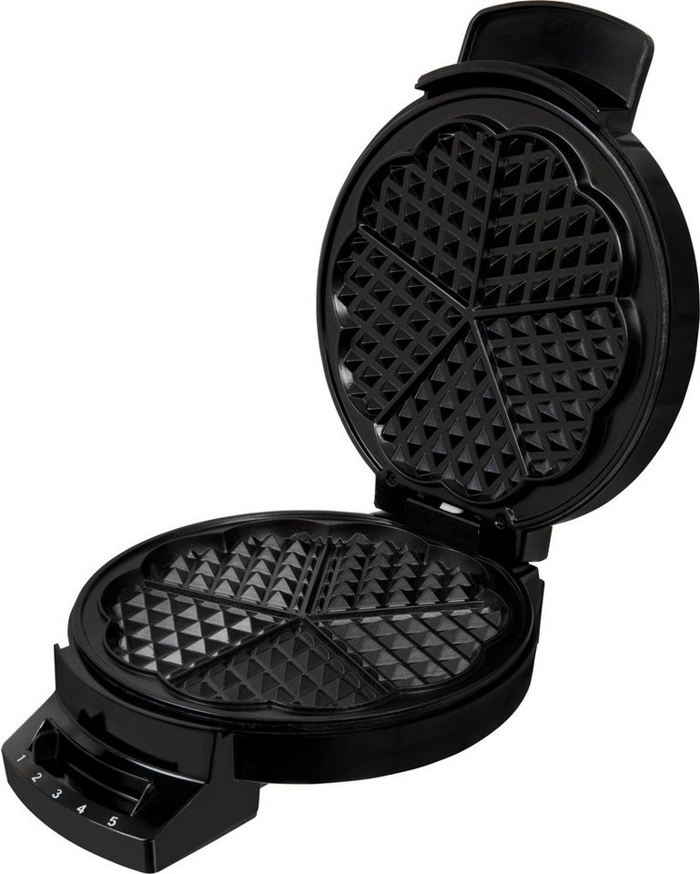 exquisit Waffeleisen WE 3101 sw, 1200 W Bild 4