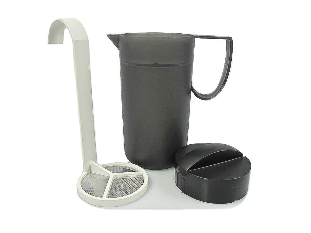 TUPPERWARE Milchaufschäumer Exclusiv Crema Momenti 500 ml schwarz Milchschaum
