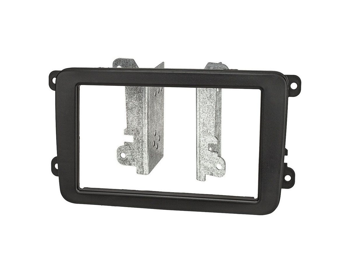 tomzz Audio Doppel DIN Radioblende passt für VW Golf 5 6 Touran Polo Passat Caddy Autoradio Bild 4