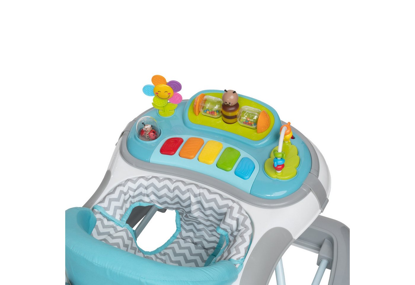 ib style Lauflernhilfe Wave Babywalker Mint, Lauflernwagen mit Schaukelfunktion & elektronischem Spielelement Bild 2