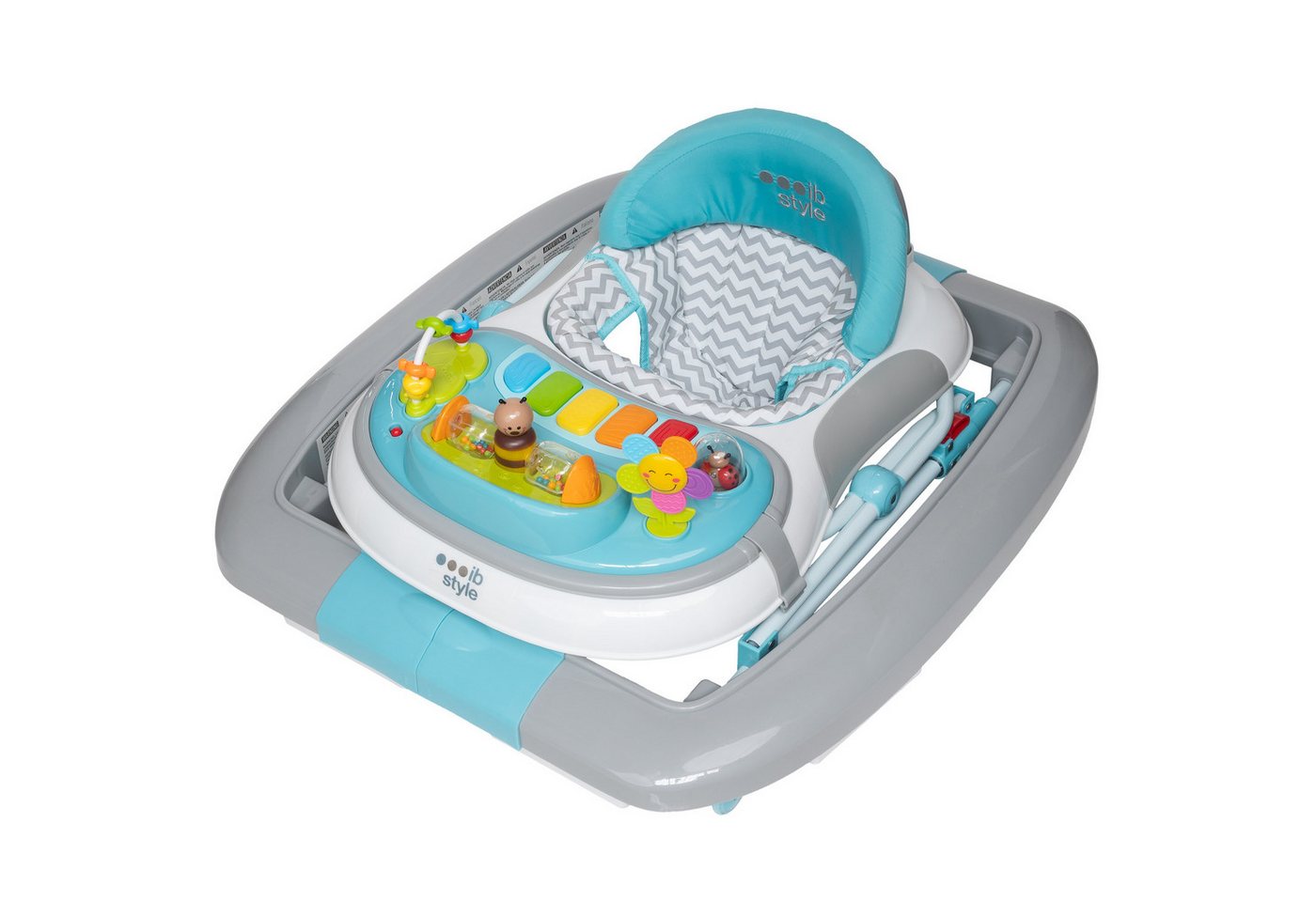 ib style Lauflernhilfe Wave Babywalker Mint, Lauflernwagen mit Schaukelfunktion & elektronischem Spielelement Bild 4