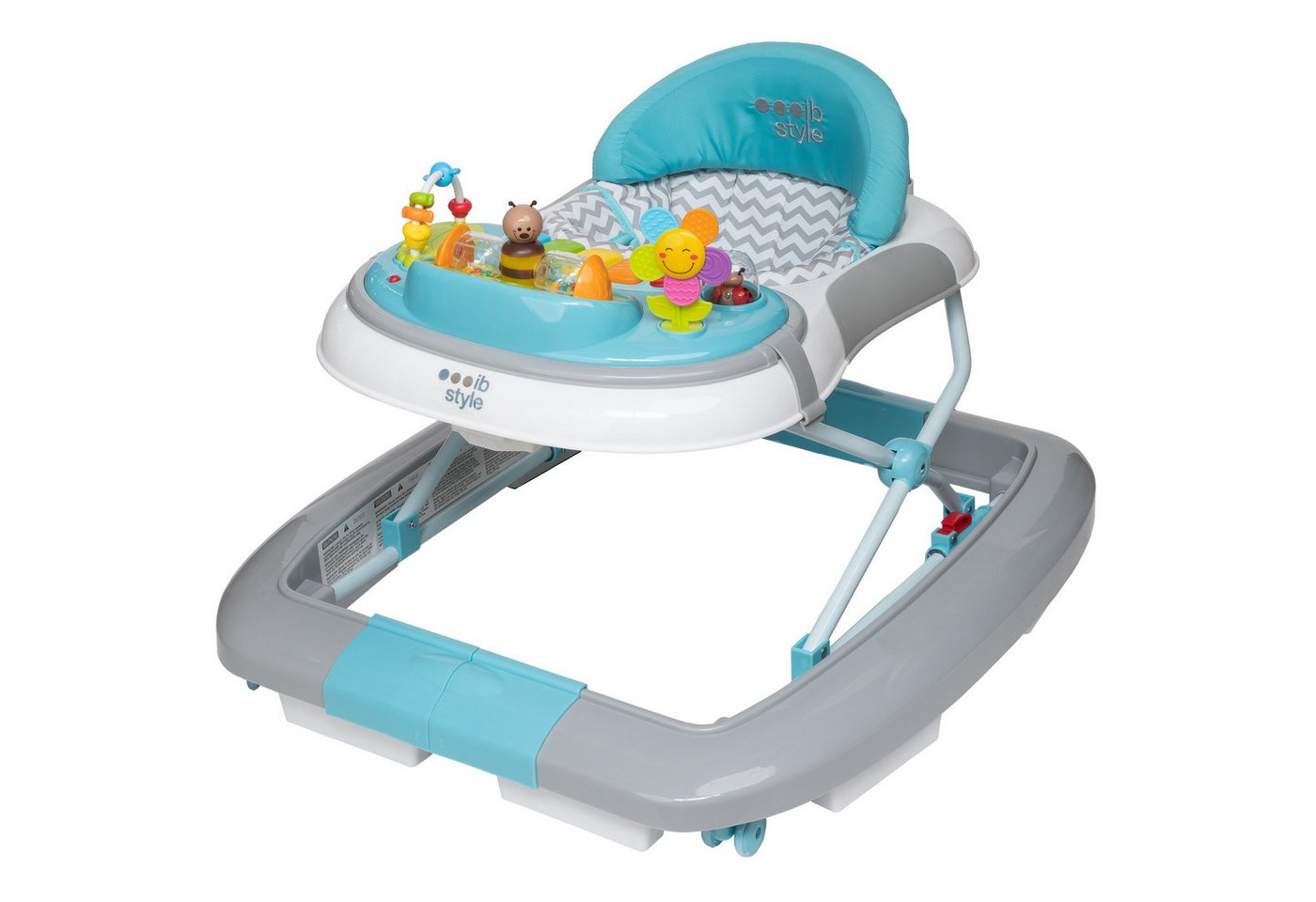 ib style Lauflernhilfe Wave Babywalker Mint, Lauflernwagen mit Schaukelfunktion & elektronischem Spielelement Bild 5