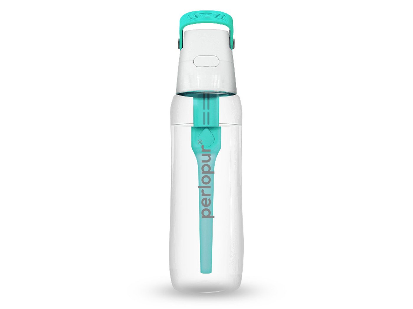 PerloPur Trinkflasche Trinkflasche SOLID mit Filter 0,7 Liter mint