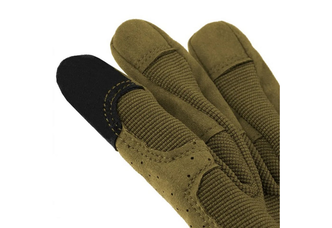 Foxter Multisporthandschuhe Taktische Schutzhandschuhe Militär Outdoor Oliv L/XL (Taktische Schutzhandschuhe Outdoor Touchscreen mit Klettverschluss, Taktische Outdoor Handschuhe Touchscreen mit Knöchelverstärkung Set) Touchscreen, verstärkte Bereiche, atmungsaktiv, Klettverschluss Bild 4