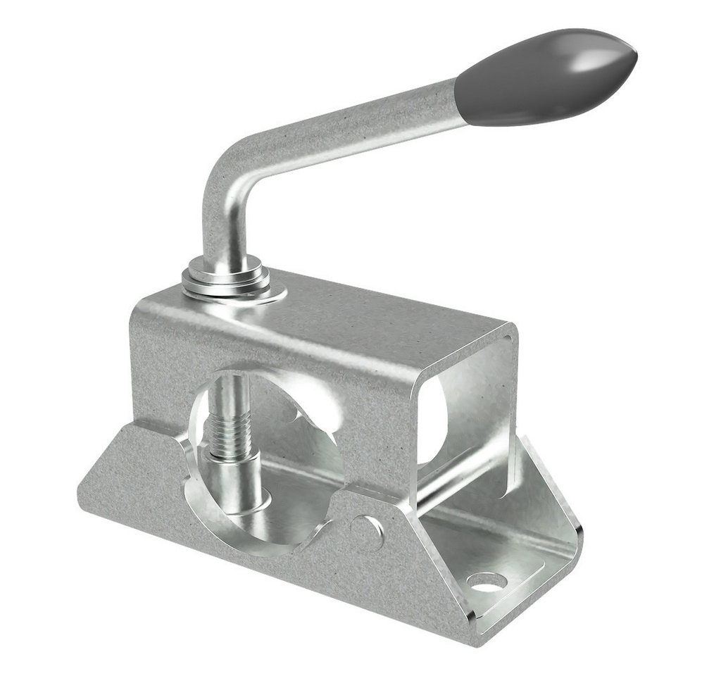 SUPROD Anhänger-Stützrad Stützrad mit Klemme Bugrad Anhänger Trailer 150 kg, Ø 48 mm Außenrohr Bild 2