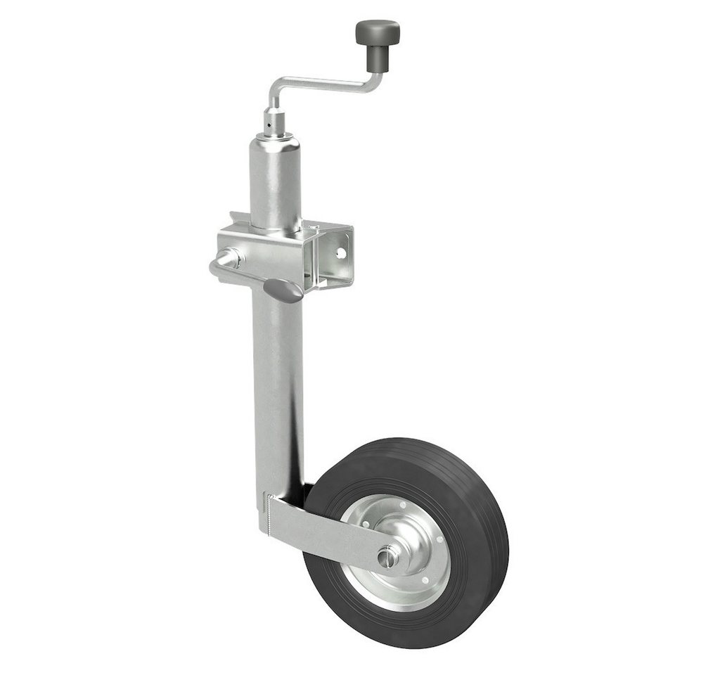 SUPROD Anhänger-Stützrad Stützrad mit Klemme Bugrad Anhänger Trailer 150 kg, Ø 48 mm Außenrohr Bild 4