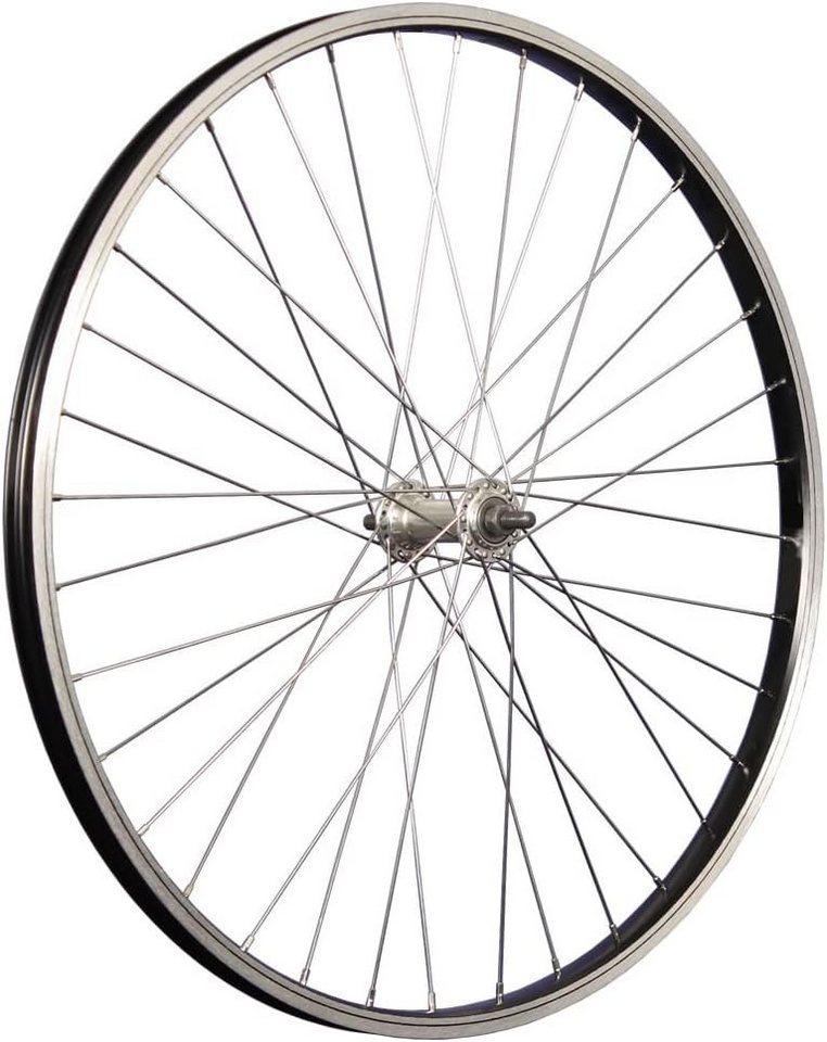Talson Fahrrad-Laufrad 26 Zoll Aluminium Kastenfelge Vorderrad Vorderfelge mit Muttern Bild 2