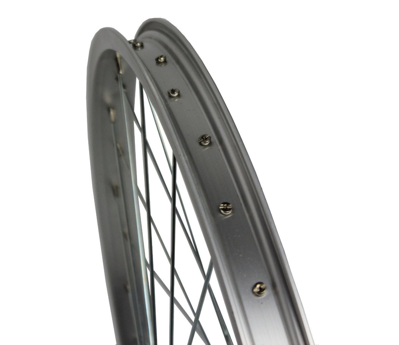 Talson Fahrrad-Laufrad 26 Zoll Aluminium Kastenfelge Vorderrad Vorderfelge mit Muttern Bild 3
