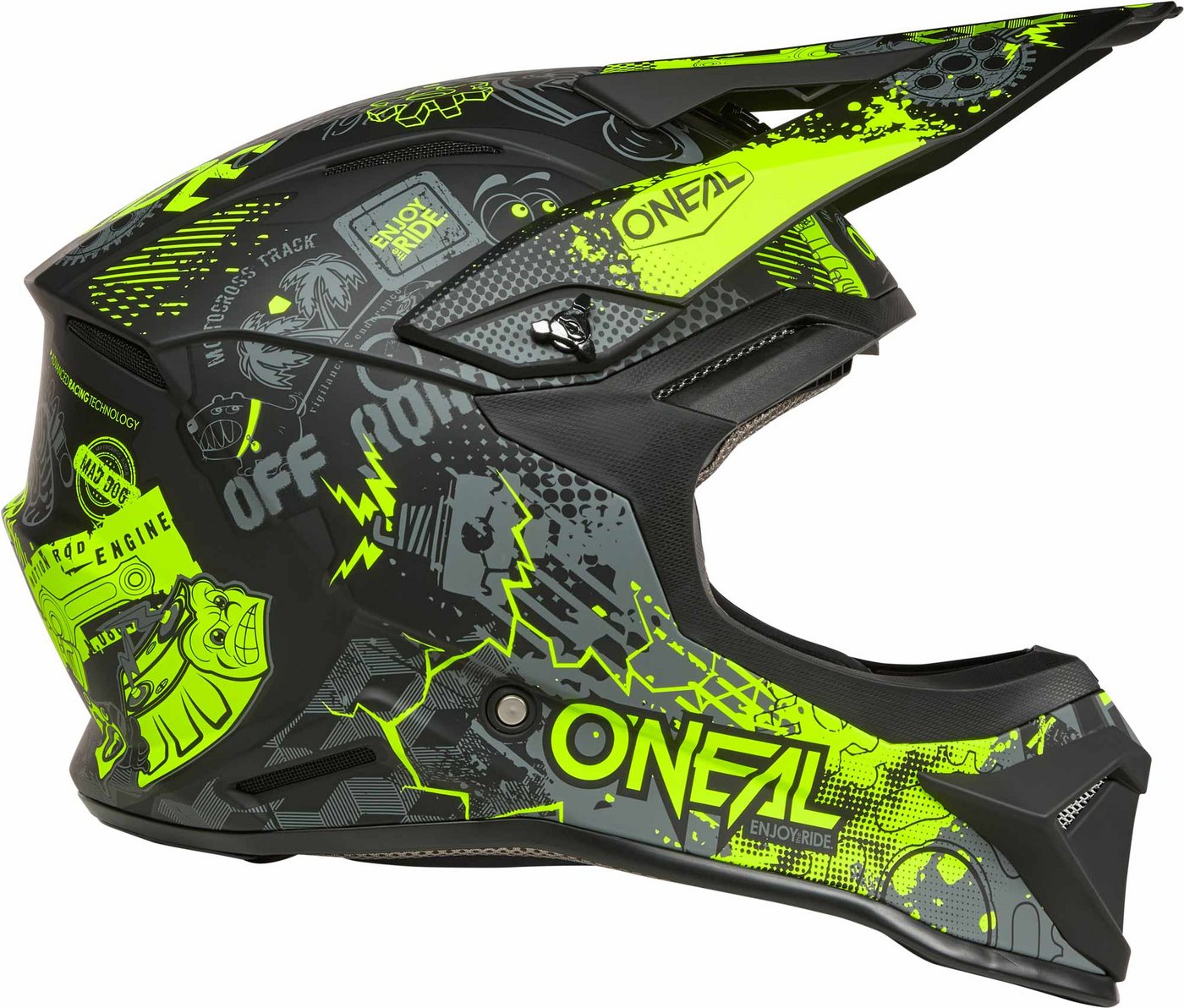 O’NEAL Motocrosshelm 1SRS VIBRANT Motocross Helm, Absorbierend