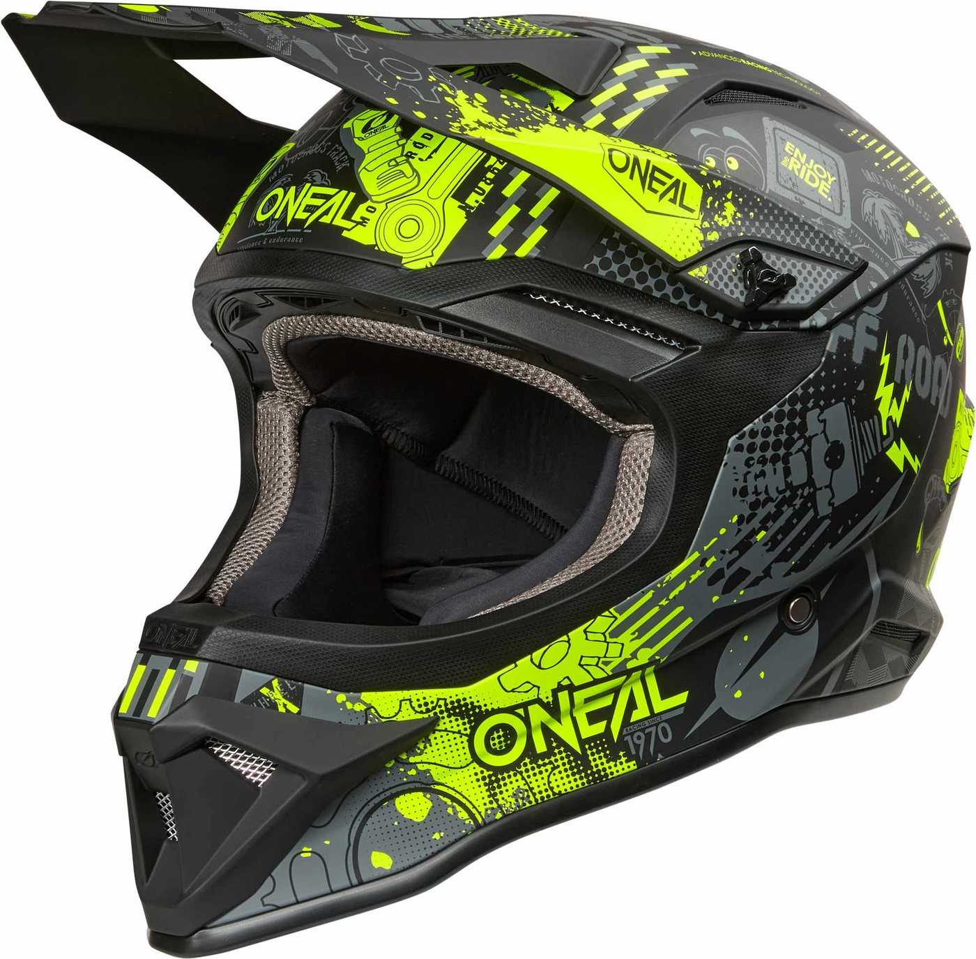O’NEAL Motocrosshelm 1SRS VIBRANT Motocross Helm, Absorbierend Bild 3