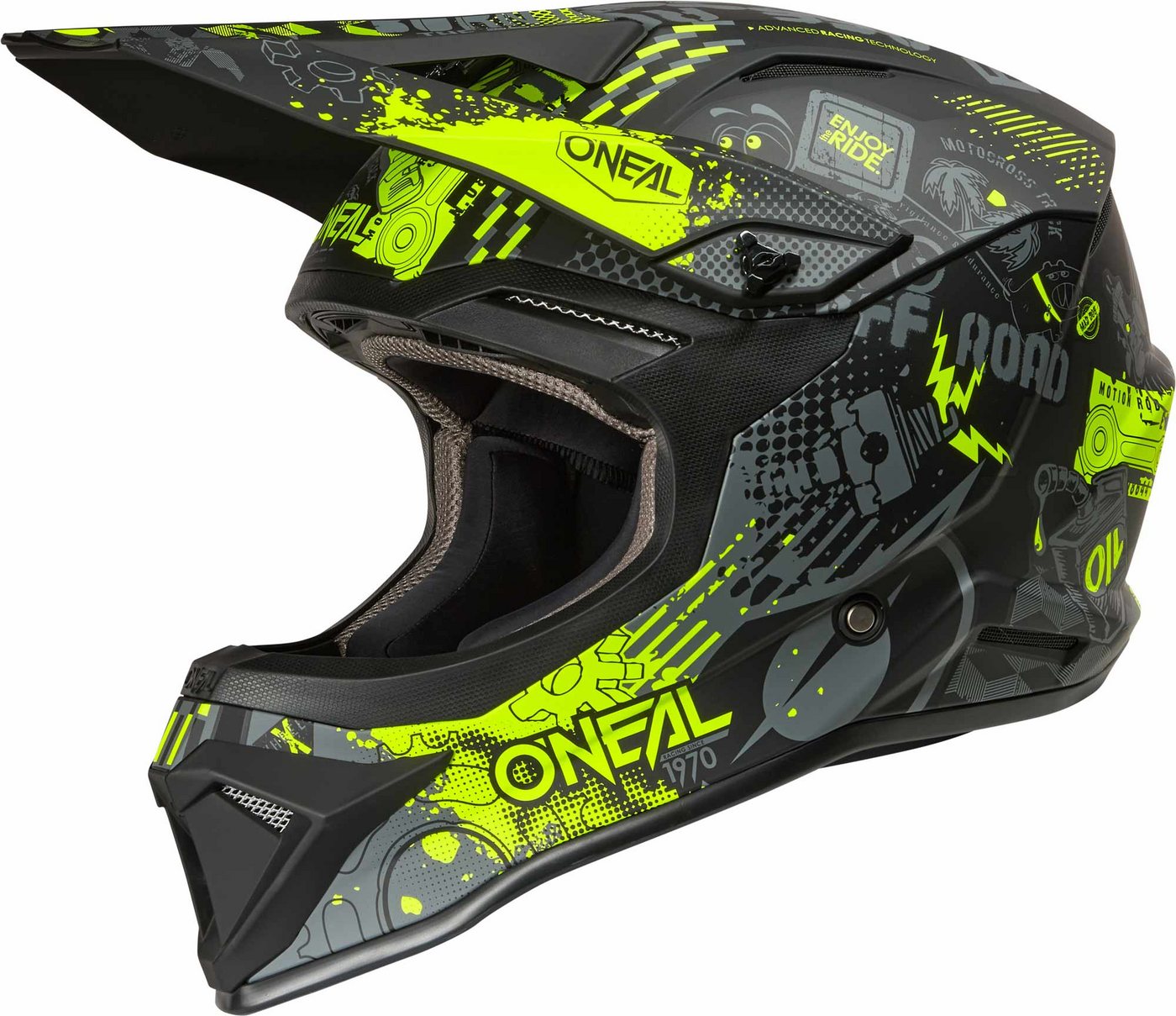 O’NEAL Motocrosshelm 1SRS VIBRANT Motocross Helm, Absorbierend Bild 4