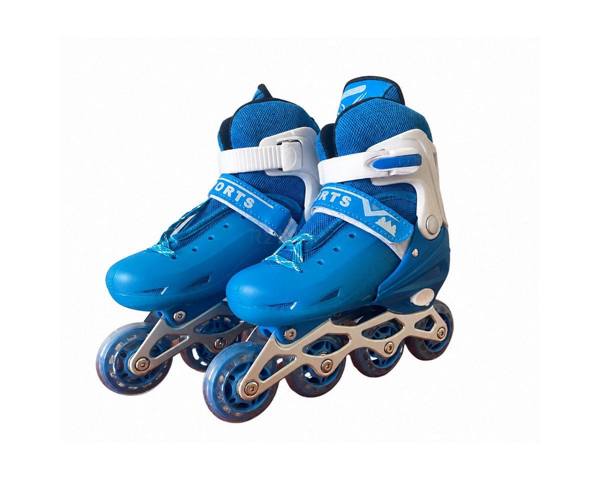 R2 Invest Inlineskates Kinder Inlineskates Größenverstellbar mit Aluminium Rahmen