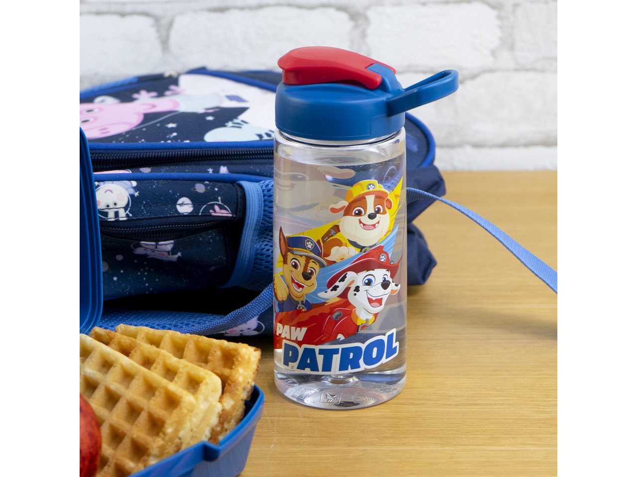 Geda Labels GmbH Trinkflasche Paw Patrol Rescue Heroes, Blau, 480ml, Trinköffnung mit Verschlusskappe Bild 3