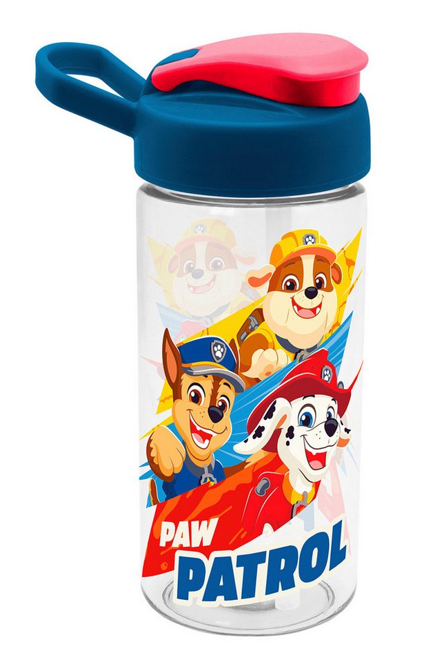 Geda Labels GmbH Trinkflasche Paw Patrol Rescue Heroes, Blau, 480ml, Trinköffnung mit Verschlusskappe Bild 4