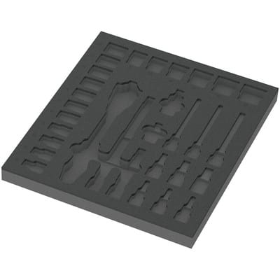 9822 Schaumstoffeinlage 8000 C Zyklop Knarre 1/2&quot, Set 1, ohne Wer