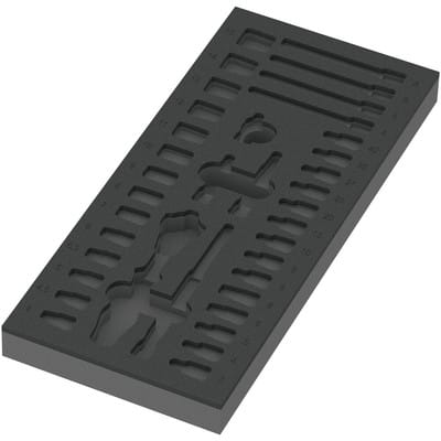 9820 Schaumstoffeinlage 8000 A Zyklop Knarre 1/4&quot, Set 1, ohne Wer