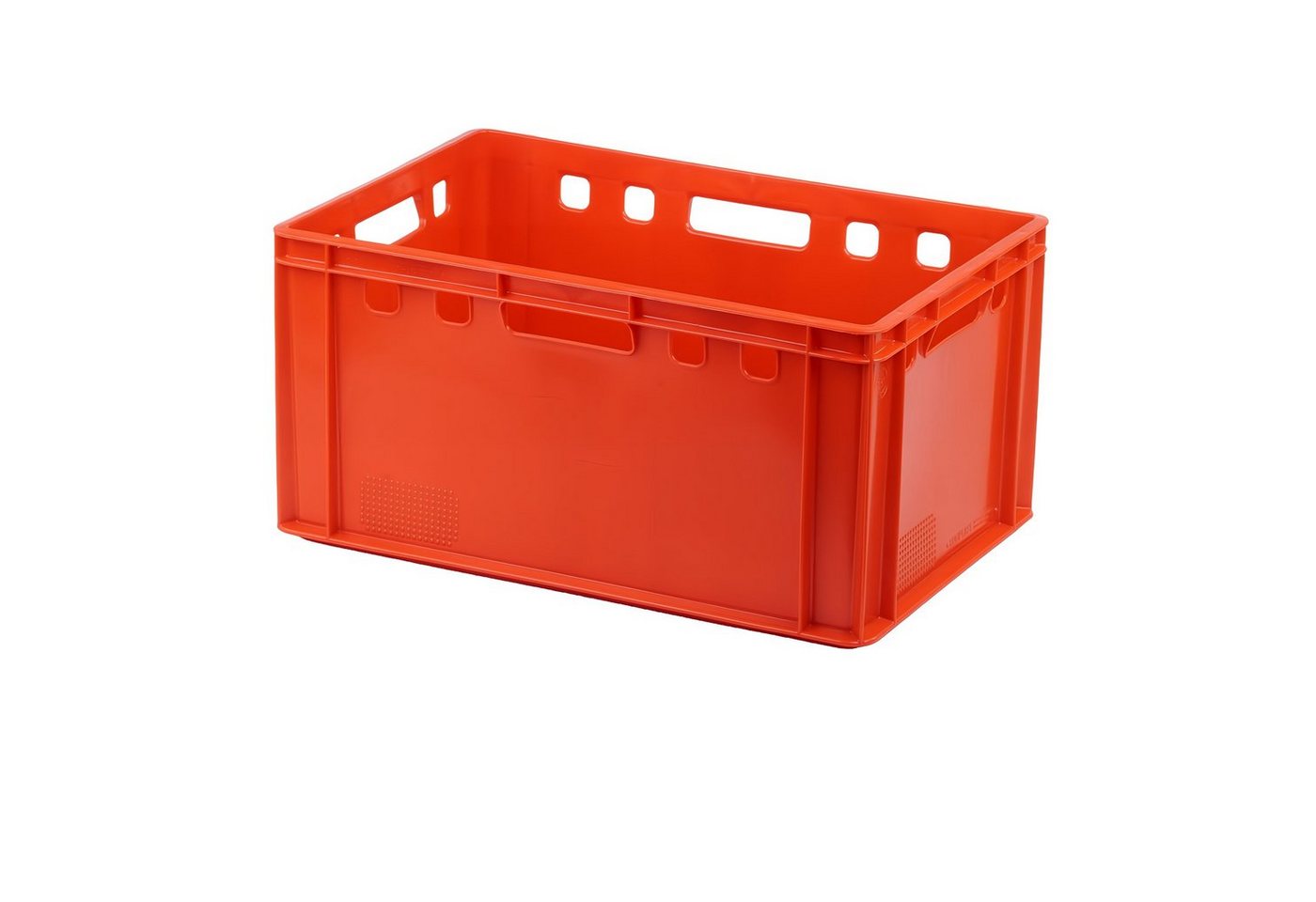 Logiplast Transportbehälter 1 x E3-Kisten rot mit Deckel in rot, (Spar-Set, 1 Stück), Lebensmittelecht, einfach zu reinigen, stapelbar Bild 3