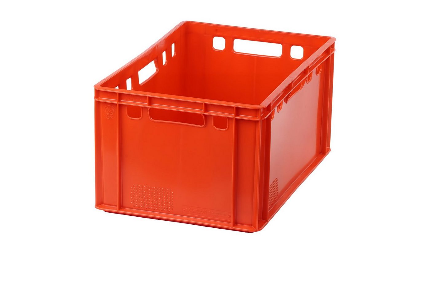 Logiplast Transportbehälter 1 x E3-Kisten rot mit Deckel in rot, (Spar-Set, 1 Stück), Lebensmittelecht, einfach zu reinigen, stapelbar Bild 4